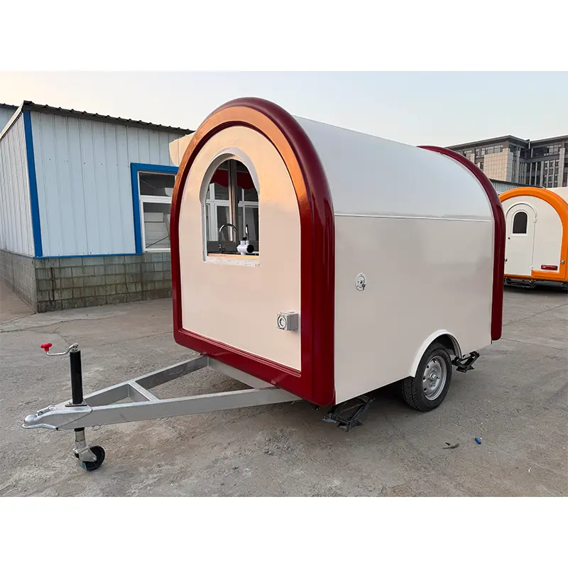 Trailer thực phẩm tròn nhỏ gọn