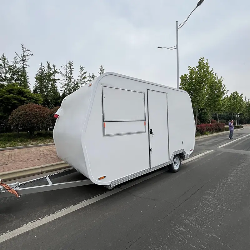 Trailer thực phẩm hợp kim nặng