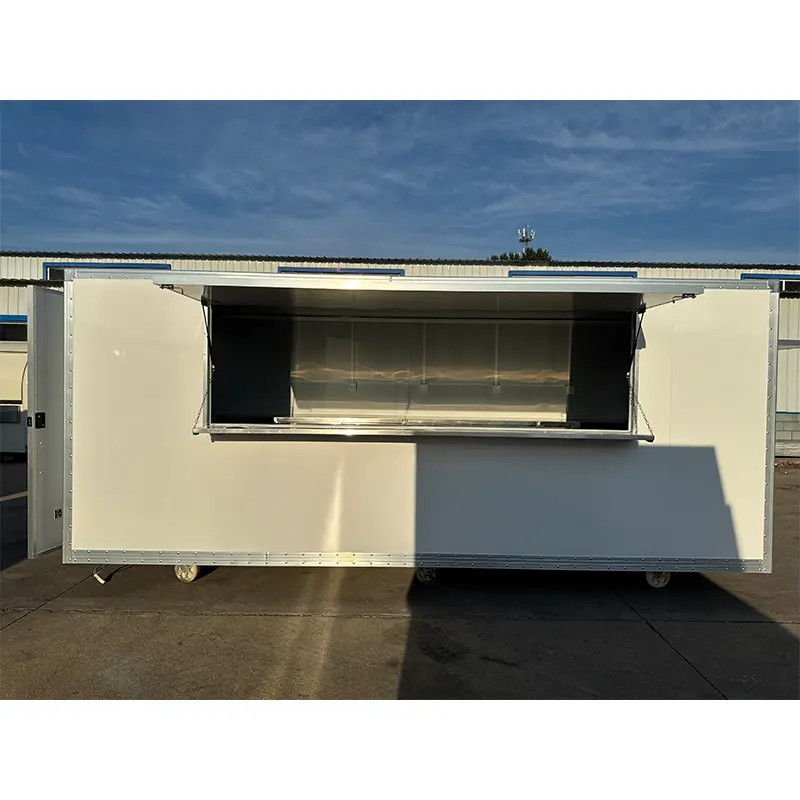 Kiosk thức ăn đường phố ngoài trời bằng thép hạng nặng